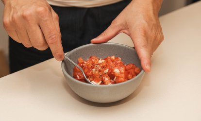 3 - La salsa de tomate - Tacos de frijoles