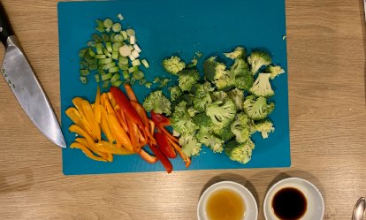 4 - Las verduras - Glaseado de tempeh