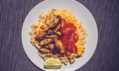 5 - El acabado - Bowl de arroz integral y proteina vegetal