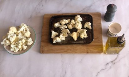 El horno - Bol de coliflor y garbanzos tostados