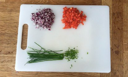 Las verduras - Pollo en salsa hoisin