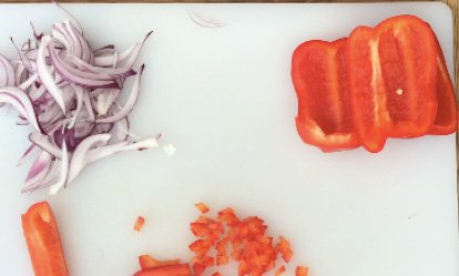 Las verduras - Salmon a la plancha
