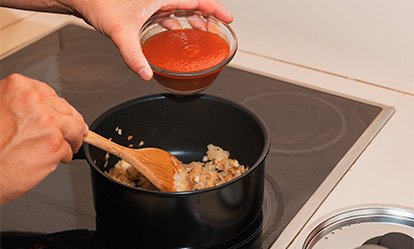 La salsa de tomate - Melanzane alla parmigiana