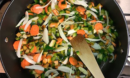 A la sarten - Chili de verduras