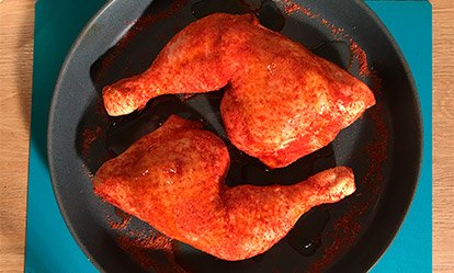 El pollo I - Muslos de pollo al horno