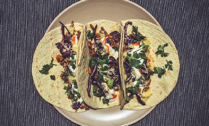 Sirve los tacos - Tacos de ternera