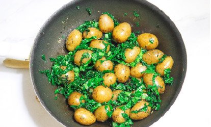 Las patatas - Pollo a la mostaza