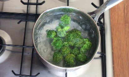 El brocoli - Onglet con arroz indio