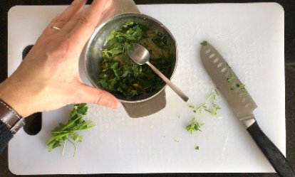 La salsa verde - Bistec y salsa verde al limon