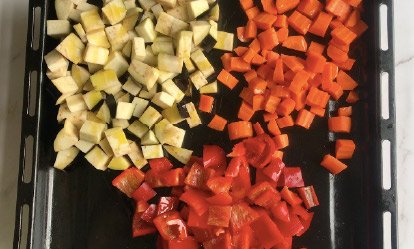 Al horno - Bowl de verduras asadas