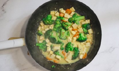El curry - Curry rojo de tofu