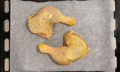 Los muslos de pollo - Muslos de pollo al horno