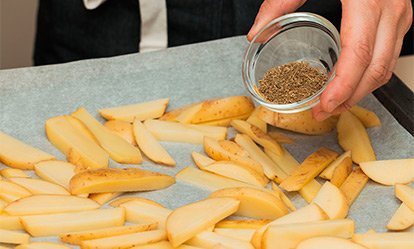 Las patatas - Burger de quinoa y alubias