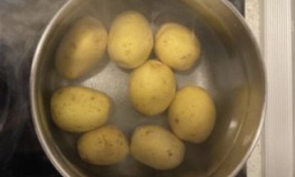 Las patatas I - Muslos de pollo al horno