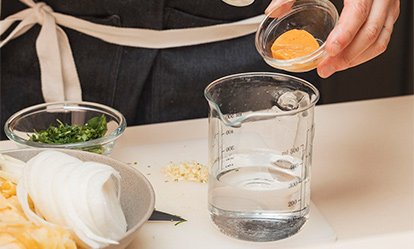 Mise en place - Pechuga de pollo al panko