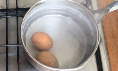 Los huevos - Ensalada Cesar