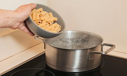 La pasta - Ensalada de fusili y manzana