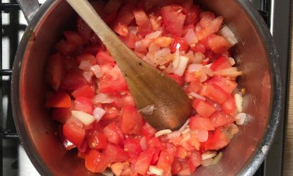 El sofrito I - Merluza a la plancha