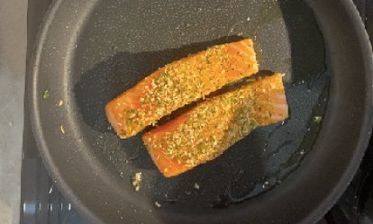 El salmon - Salmon con salsa de alcaparras