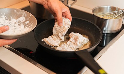 El bacalao - Bacalao meuniere a la plancha